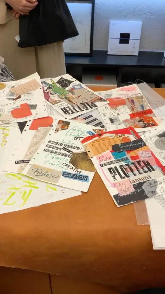 PLOTTER TOKYOにてワークショップを実施しました！
その様子をお届けいたします😊

#plotter_life